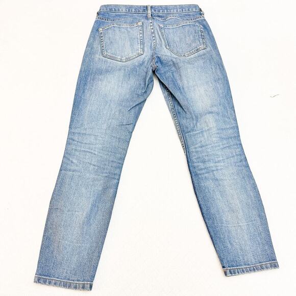 Everlane Mid Rise Medium Wash Cropped Denim Jeans Size 27 Ankle - Picture 3 of 7